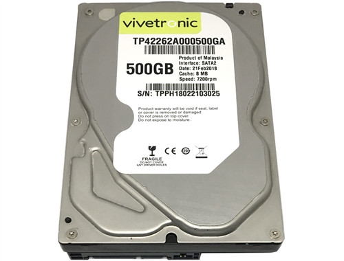 VIVERRONIC 500GB 3.5" Hard Drive (HF Series)