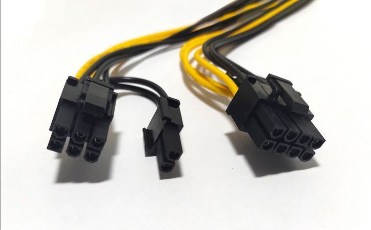 PCI-E Power Cable 6-Pin to Dual 8-Pin