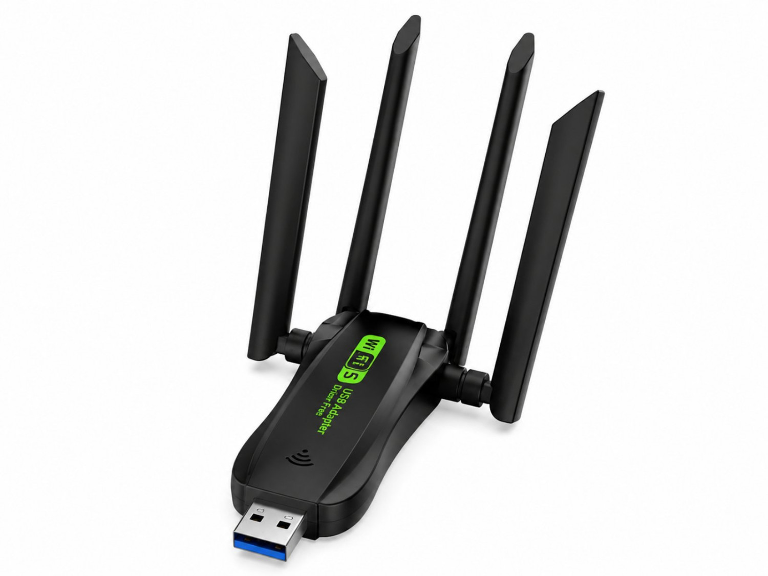 Wireless USB WiFi Adapter Dual Band USB 3.0 WiFi Dongle with 4 High Gain Antennas
