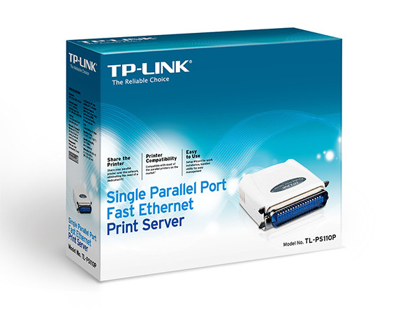 TP-Link-PS110P Single Parallel Port Fast Ethernet Print Server
