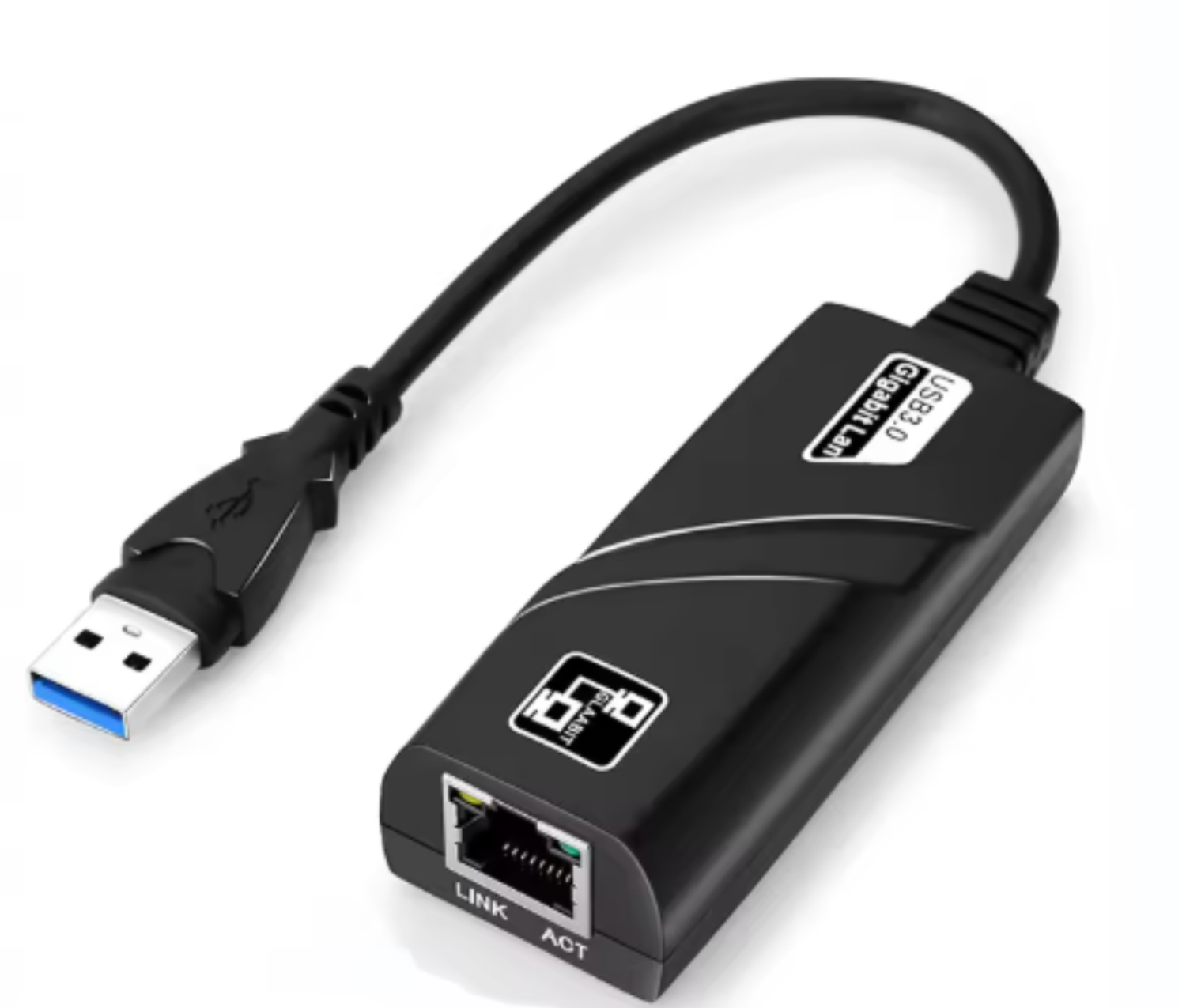 10/100/1000Mbps USB 3.0 Type-C to RJ45 Ethernet Adapter – RTL8153 Network Card for PC, MacBook, Windows Laptop