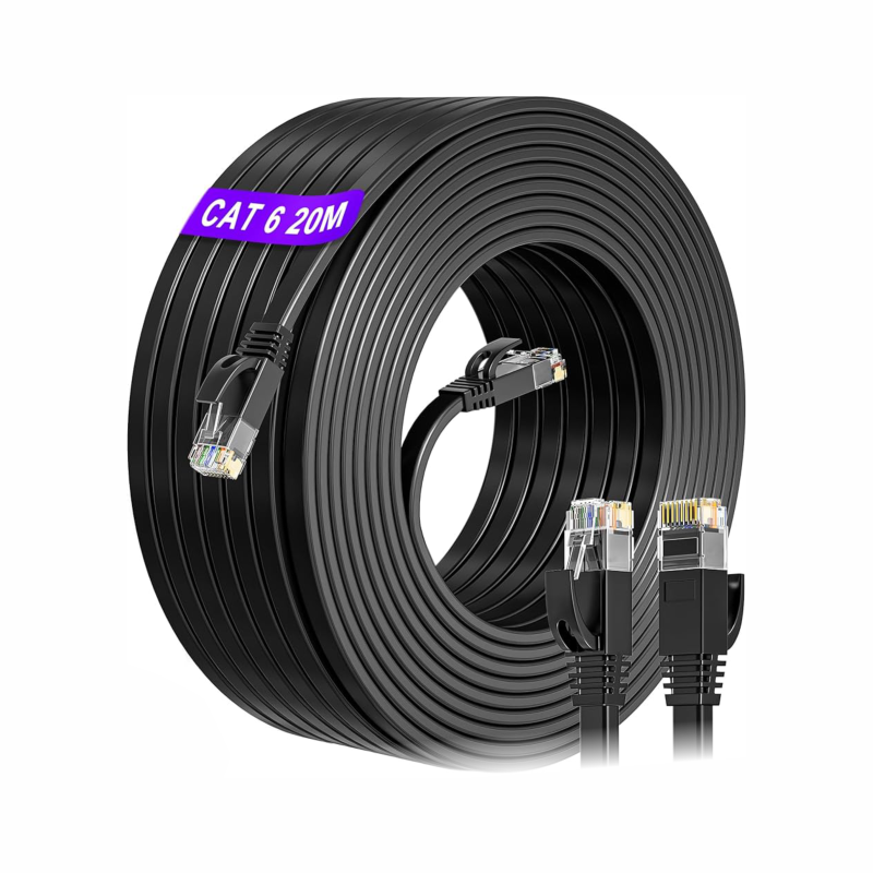 Cat6 Patch Cord 20 Meters – Flat