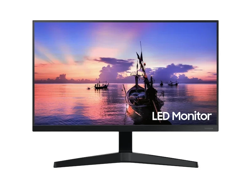 Samsung LF24T350FHEXXP 24" FHD IPS Bezel-Less Monitor – 75Hz,HDMI & VGA Connectivity for Office, Home & Casual Gaming