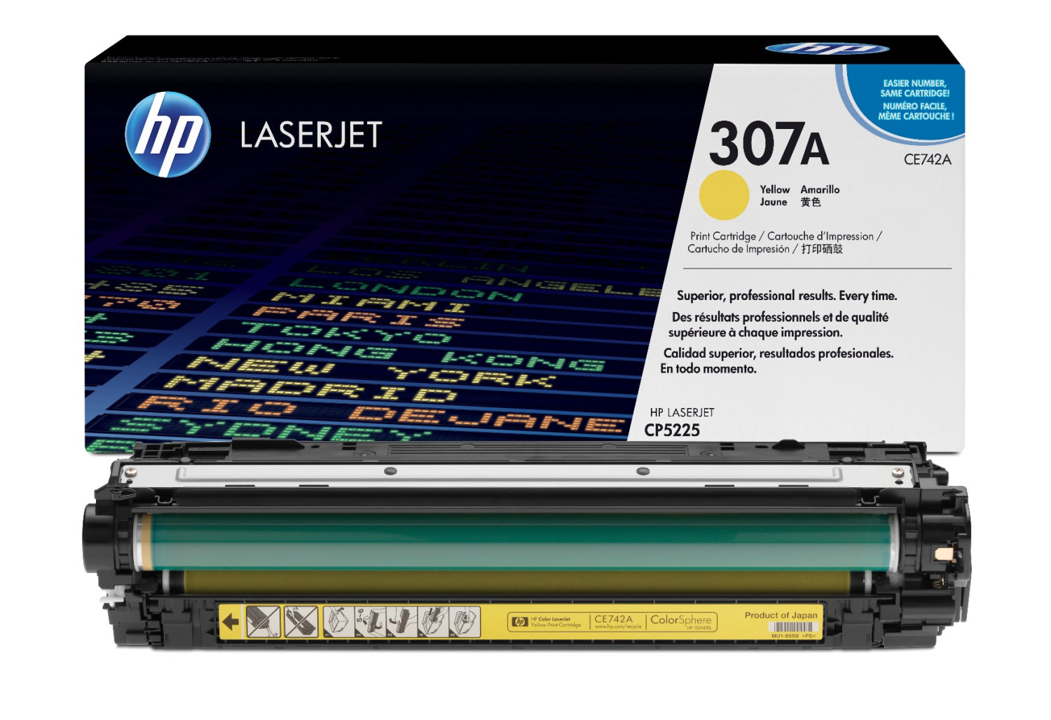HP 307A Yellow Toner Cartridge