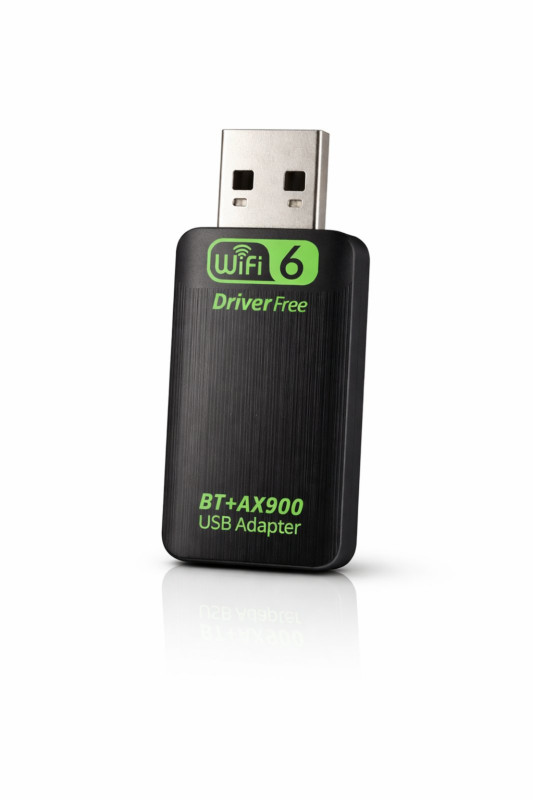 AX900 USB WiFi 6 Bluetooth 5.4 Adapter, 2-in-1 Dual Band 2.4G/5GHz Wireless Network Dongle