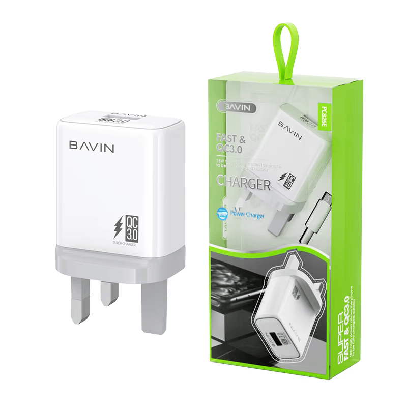 BAVIN Fast & QC 3.0 Charger – Quick Charge Wall Adapter