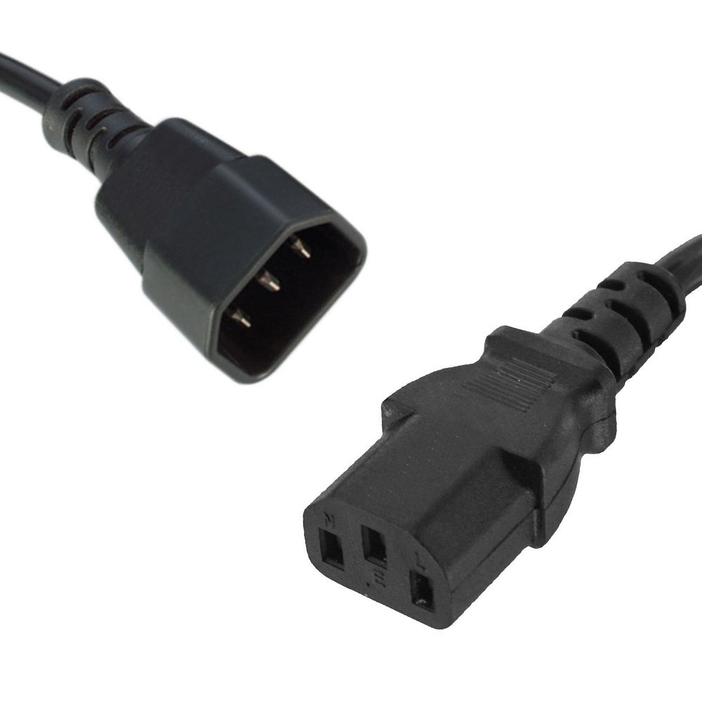 monitor power cable, male-to-female, 1.5 meters.