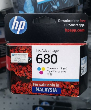 HP 680 Tri-Color Ink Cartridge