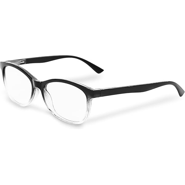 Newest Multifocal Reading Glasses – Auto Adjustable Bifocal Glasses for Men & Women (C2, One Power)
