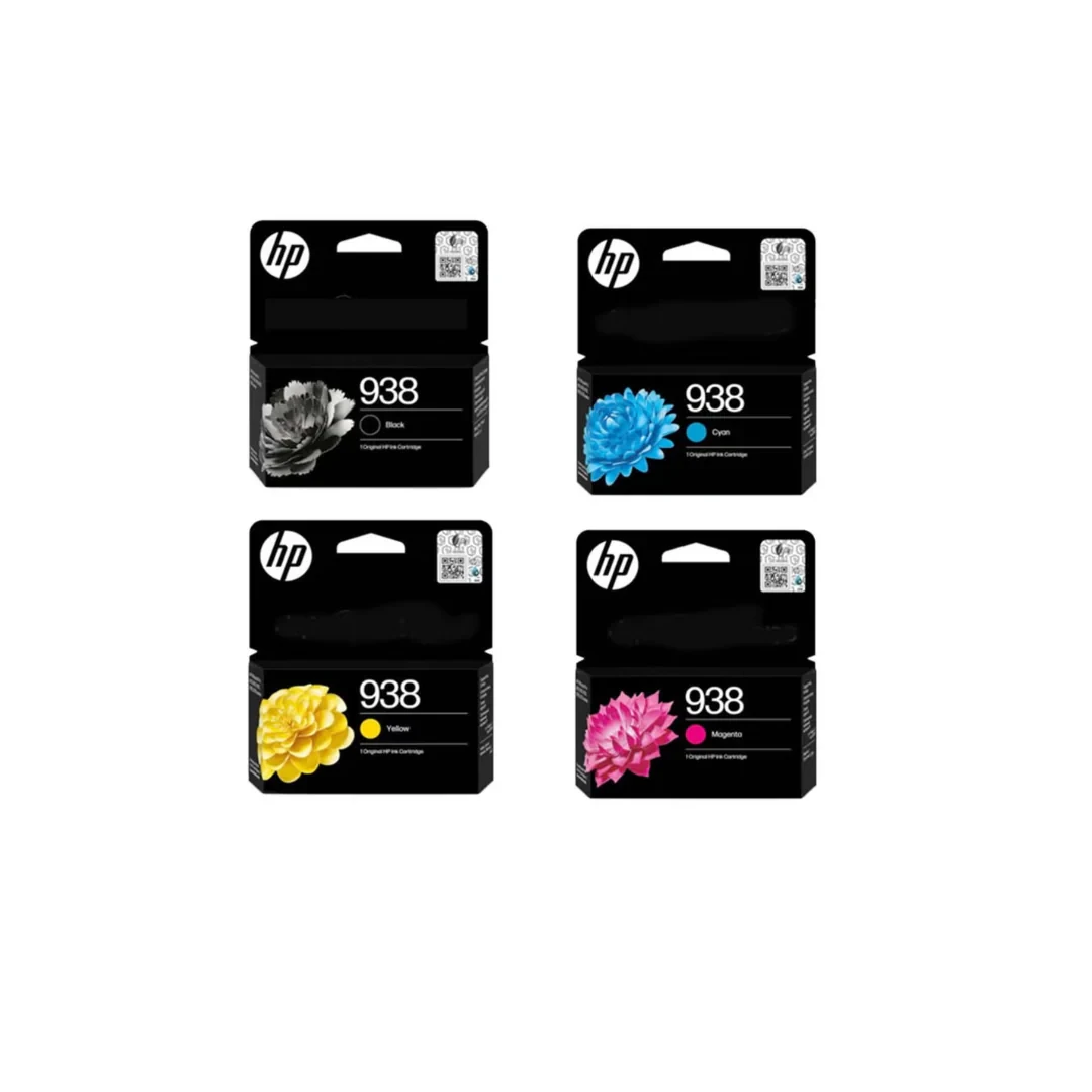 HP 938 Ink Cartridge (Black, Cyan, Magenta, Yellow)