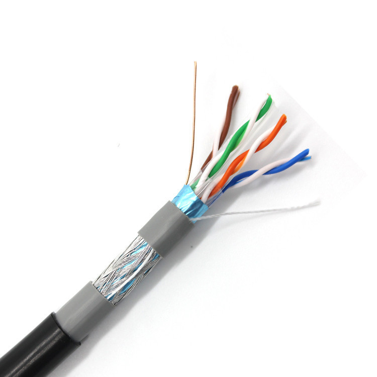 CAT6 305M Outdoor UTP Cable 23AWG PE+PVC Double Jacket – Black (AIXTON)