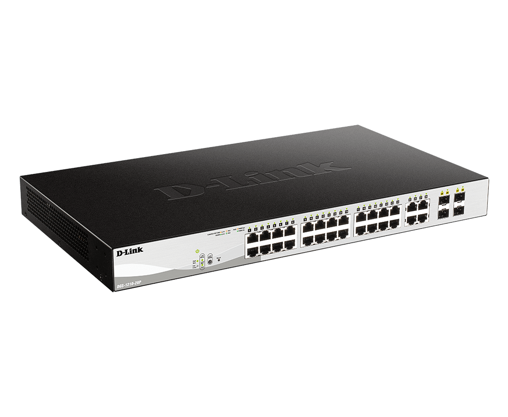 D-Link DGS-1210-28/28P Smart Managed PoE Switch