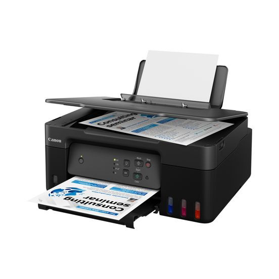 Canon PIXMA G2430 Colour  3-in-1 Printer (Print/Scan/Copy) Refillable MegaTank Printer, Fast, affordable and efficient MegaTank printer, Black