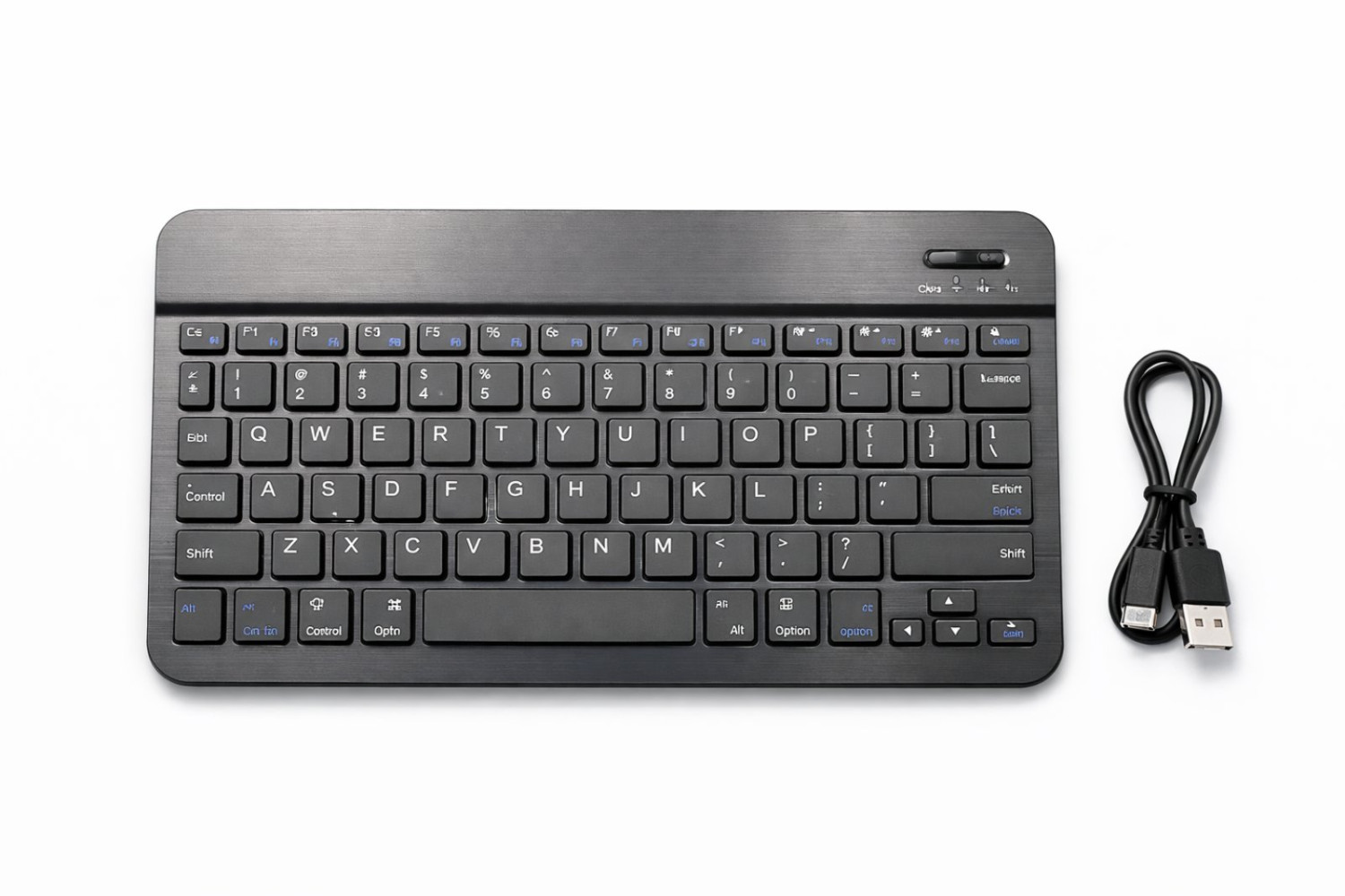 10-Inch Ultra-Slim Bluetooth wifi Keyboard – Wireless Mini Portable Keyboard for Tablet, Smartphone, Smart TV, iPad, Android & Windows