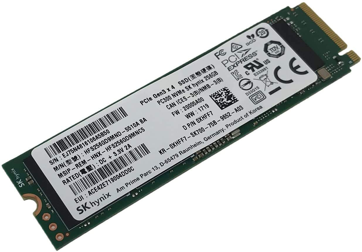 SK HYNIX 256GB M.2 NVME SSD