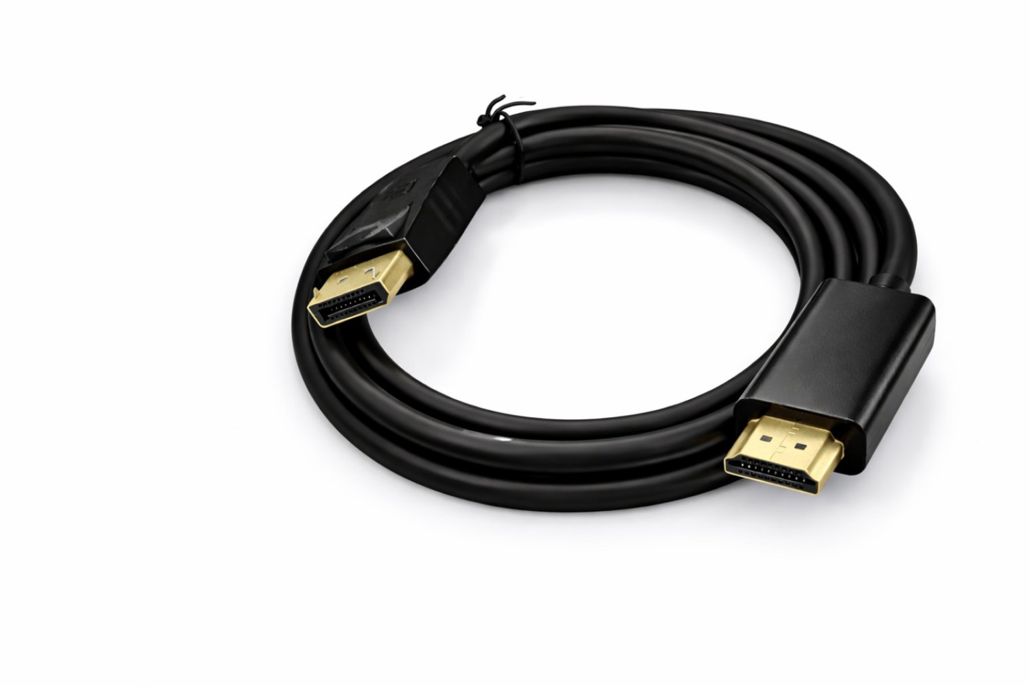 DisplayPort to HDMI Cable, Uni-Directional, Gold-Plated, Video and Audio