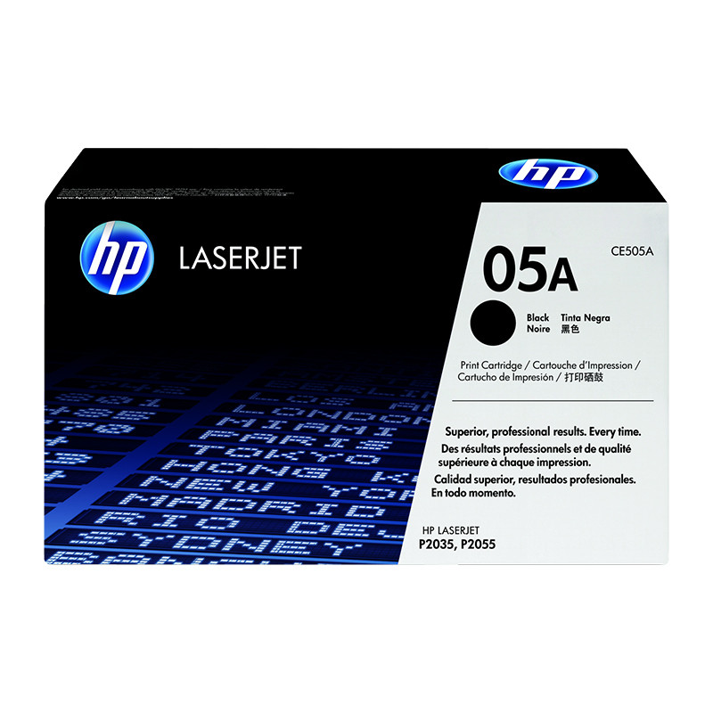 HP 05A (CE505A) Black LaserJet Toner Cartridge