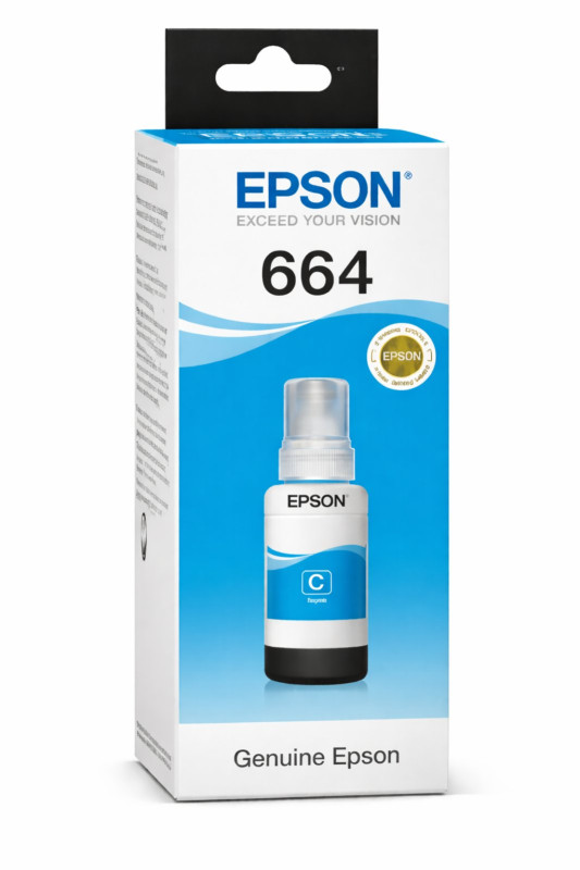 Epson 664 Cyan Ink Bottle