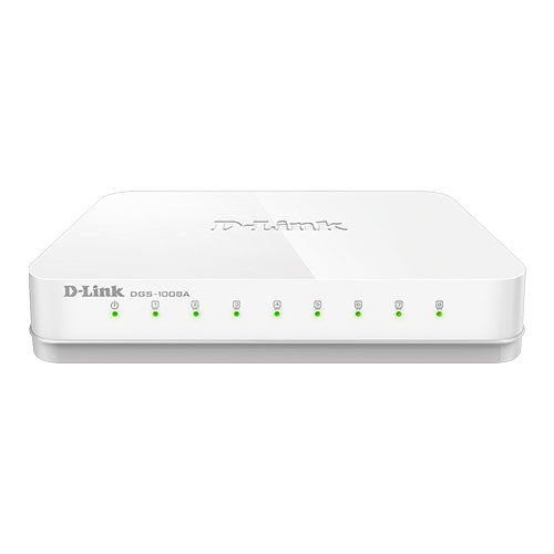 D-Link DGS-1008A — 8-Port Gigabit Switch