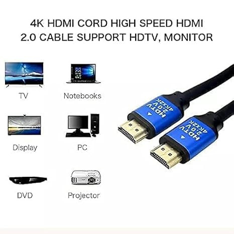 4K-capable HDMI (M-M) 3MTR cable