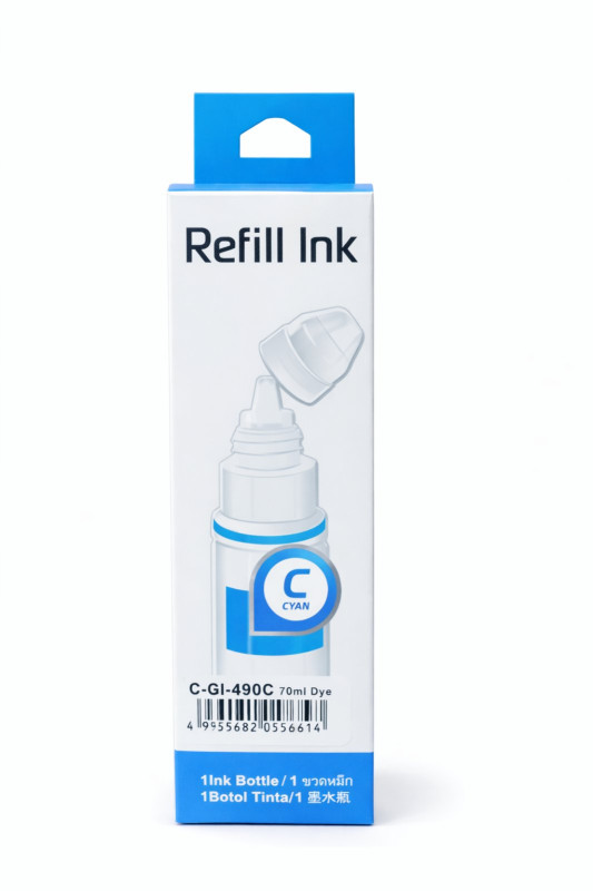 Canon GI-490 Cyan Refill Ink Bottle