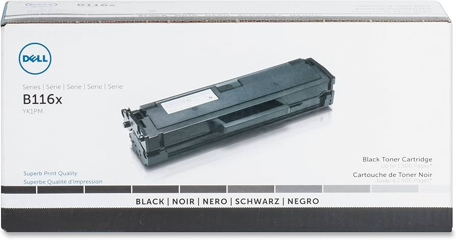 Dell B116X Black Toner Cartridge