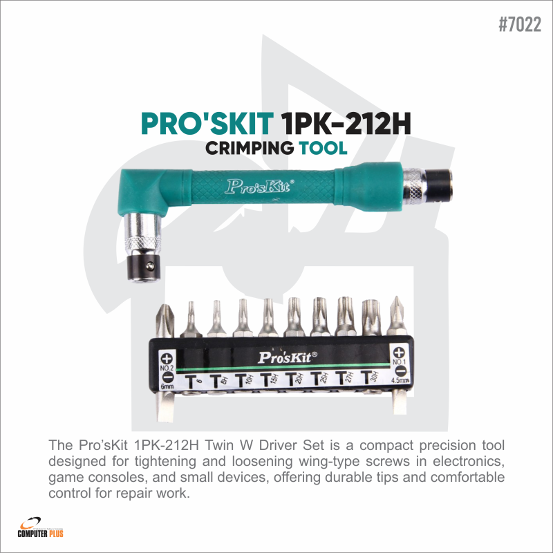 Pro'sKit 1PK-212H Twin W Driver Set