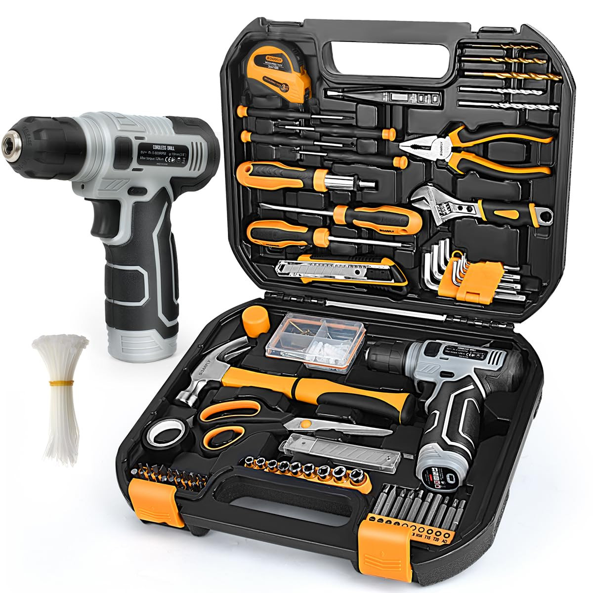 SOARFLY Brushless Drill Set – Rechargeable Power Drill Tool Kit