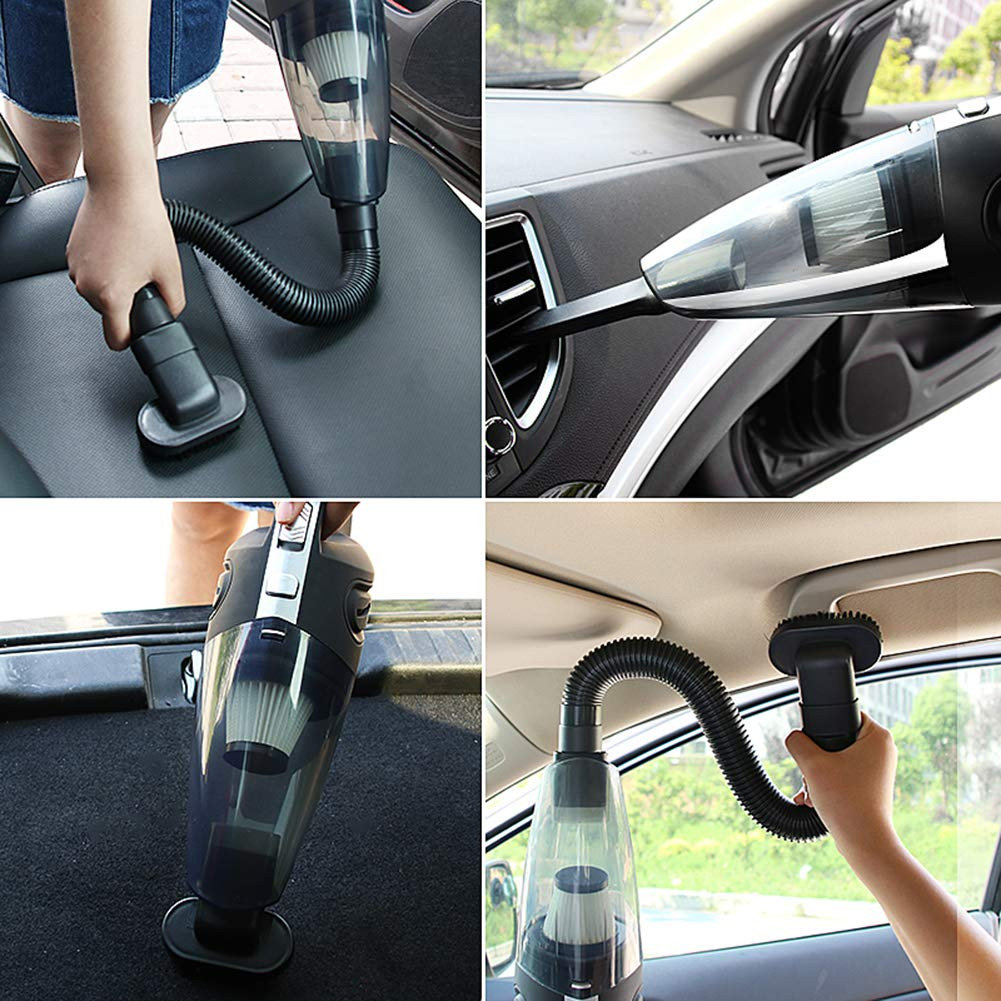 R-6053 120W Dry & Wet Car Vacuum Rechargeable Wireless Portable Handheld Car Vacuum Cleaner / Mini Vacuum