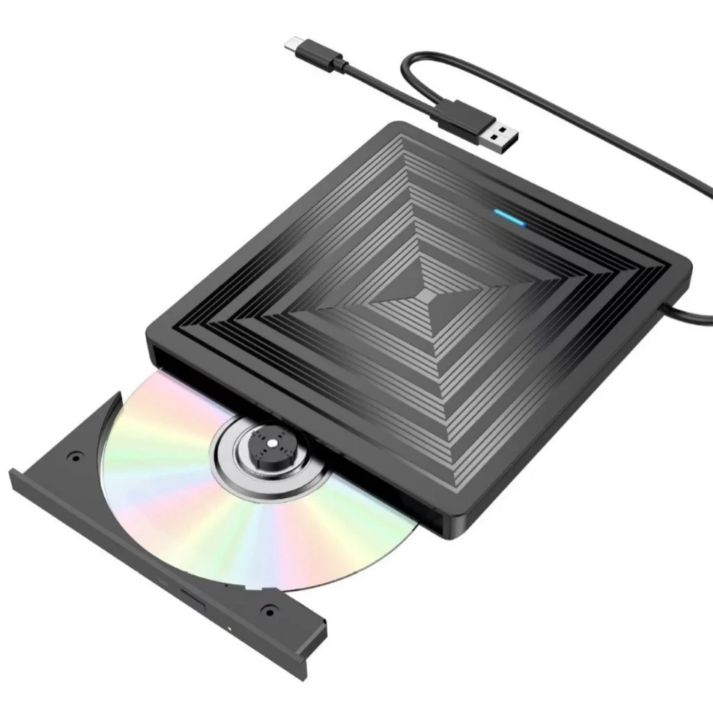 Chat with us: whatsapp icon GLINK (MR240-BLACK) - 8 IN 1 Fast Speed USB3 0 External DVDs Drive Burners Writer for Laptop Desktop Computers OS Systems