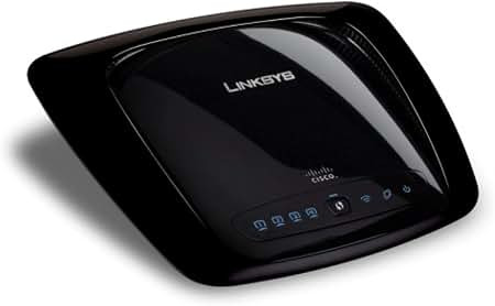Cisco Linksys WRT160N Wireless-N Broadband Router – 4-Port Ethernet Wi-Fi Router for Home & Office