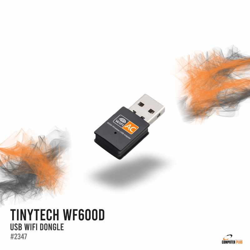 TinyTech WF600D USB WiFi Dongle – Dual Band 600Mbps Wireless Adapter