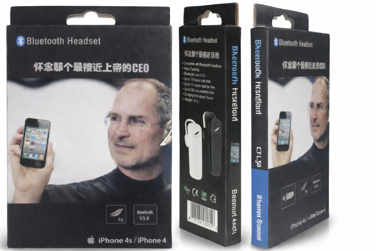 Apple-IP5 Bluetooth Wireless Earbud with Mic – Hands-Free Call Headset