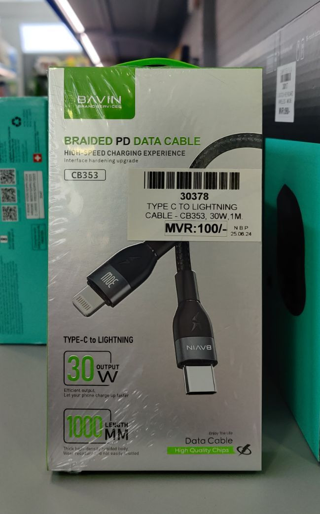 Type‑C to Lightning Cable CB353  1M