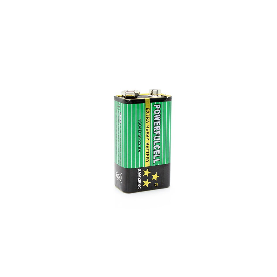 Samxieng PowerfulCell Extra Heavy Duty 9V Battery – Long Life Power Battery