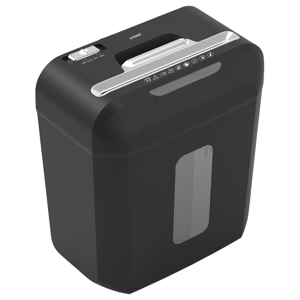 Techno C1021 10 Sheet Cross Cut Paper Shredder – 21L Office Shredder with CD, Card & Document Cutting Function