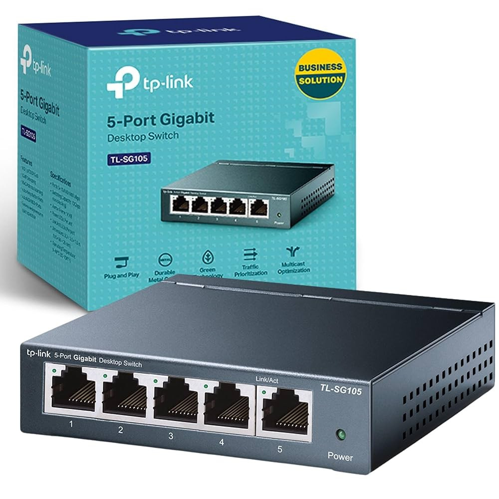 TP-Link TL-SG105 5-Port Gigabit Desktop Switch