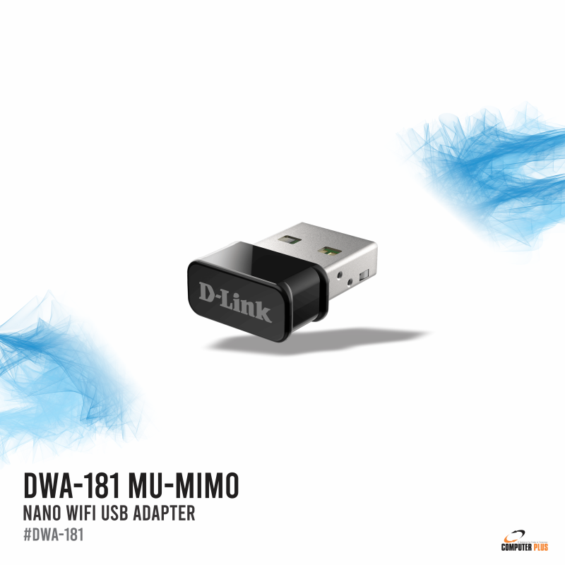 D-Link DWA-181 AC1300 MU-MIMO Nano USB WiFi Adapter