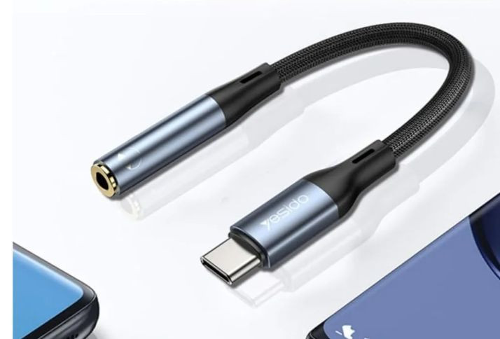 Yesido Audio Adapter Type-C To 3.5MM Headphone Adapter