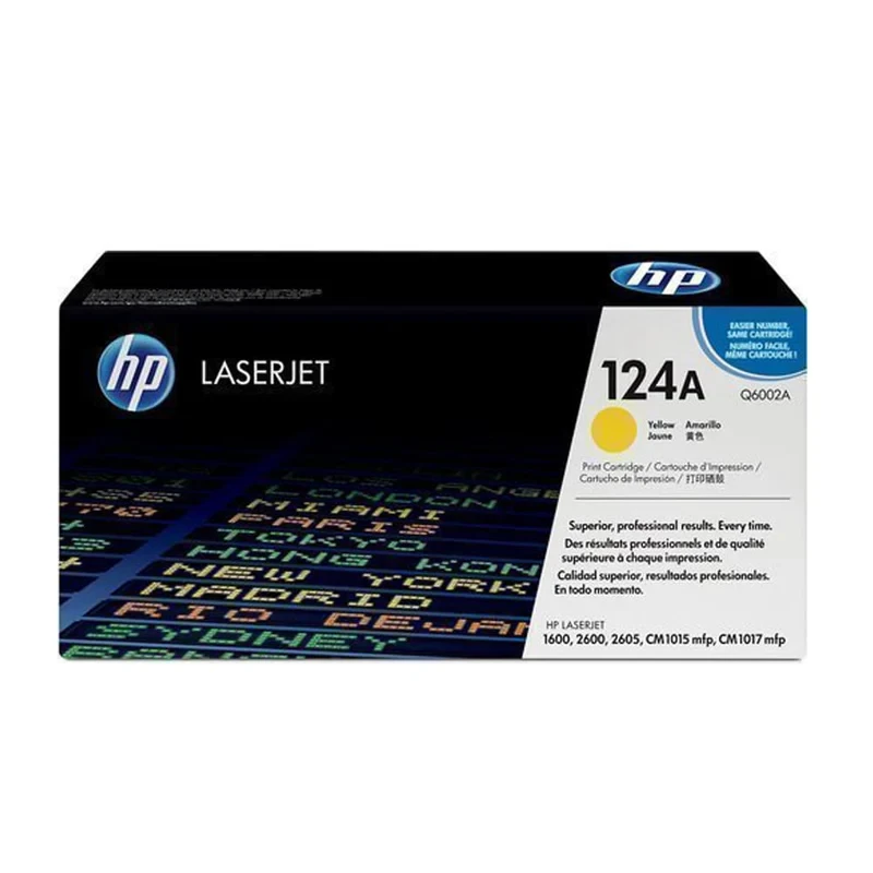 HP 124A Yellow Original Toner Cartridge