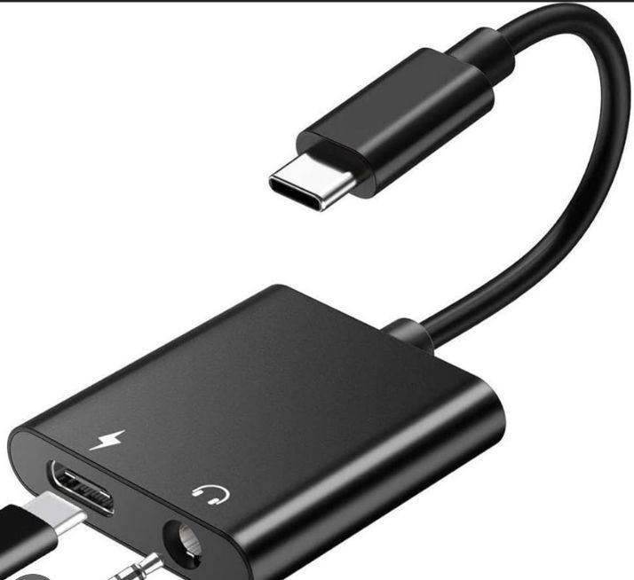 TYPE-C (M) TO TYPE-C(F)+3.5MM AUDIO(F)