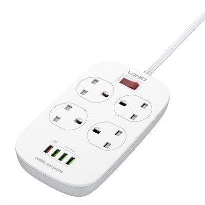 LDNIO SK4463 4 Socket + 4 USB Power Strip