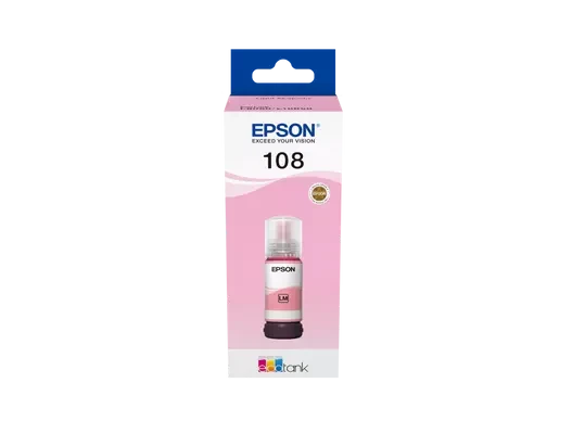 Epson 108 Light Magenta Original EcoTank Ink Bottle