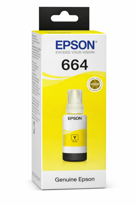 Epson 664 Yellow  ink bottle