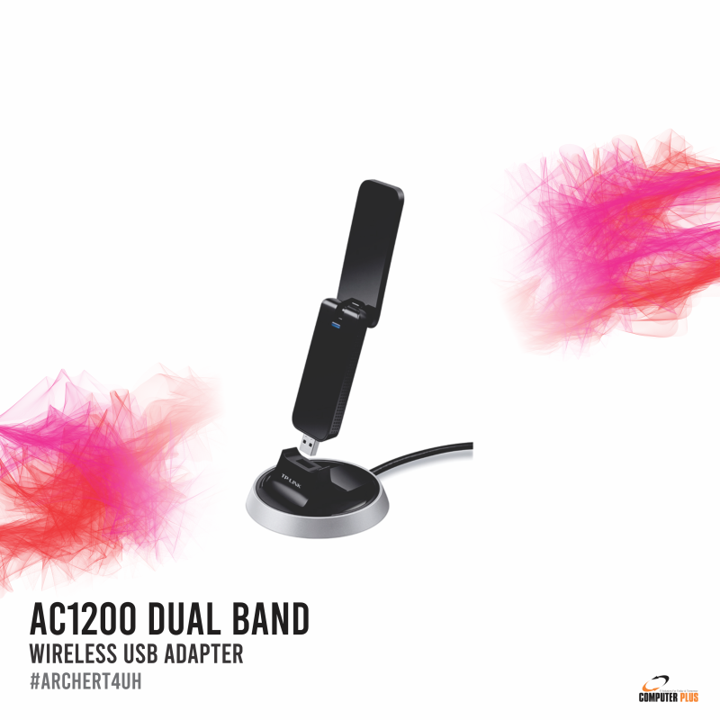TP-Link Archer T4UH AC1200 High Gain Dual-Band USB WiFi Adapter