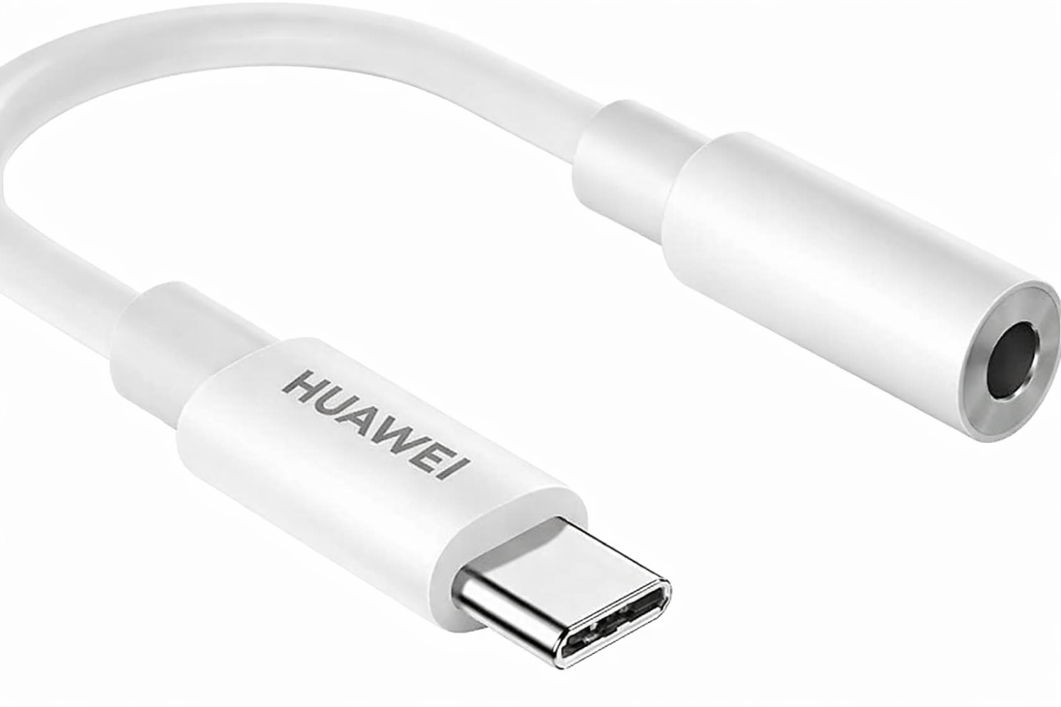 Huawei Original USB Type-C to 3.5mm Headphone Jack Audio Adapter – White