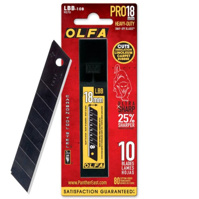 Heavy-Duty 18mm Cutter Blades – 10 Pieces