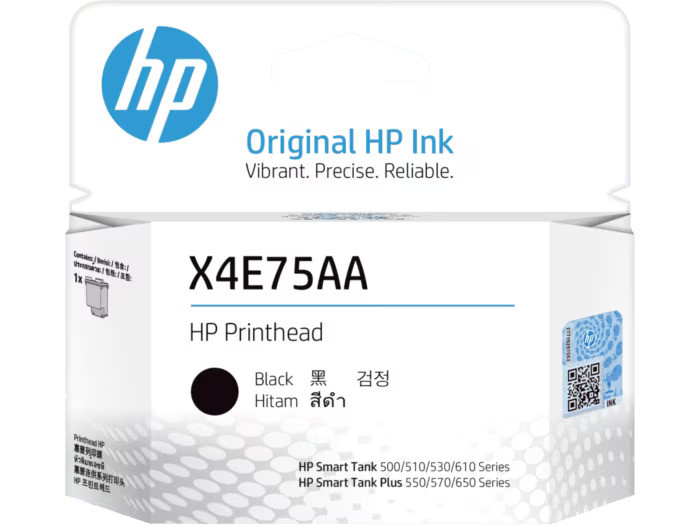 HP X4E75AA Black Ink Tank Printhead – Original HP Replacement Printhead