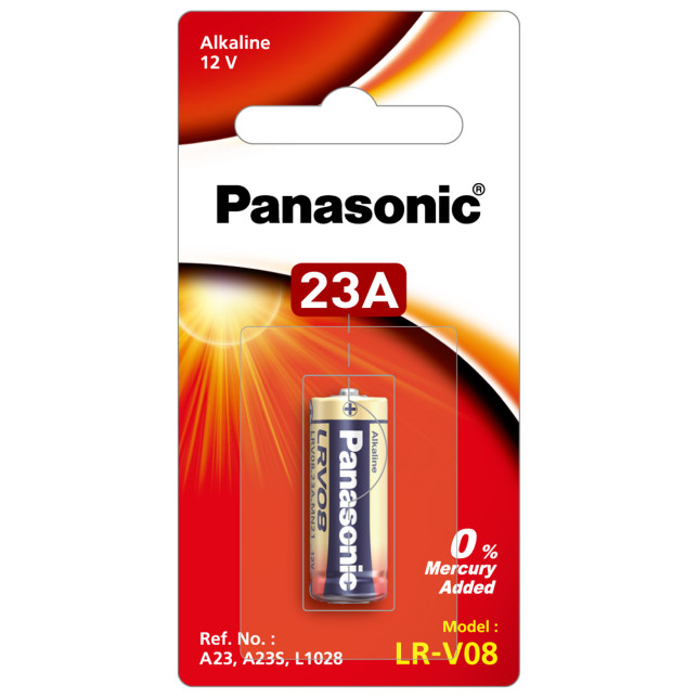 Panasonic 23A 12V Alkaline Battery – A23 Battery