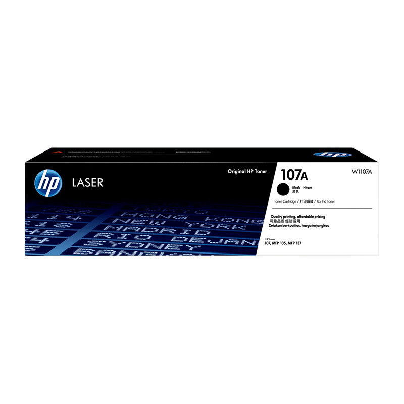 HP 107A Black Laser Toner Cartridge